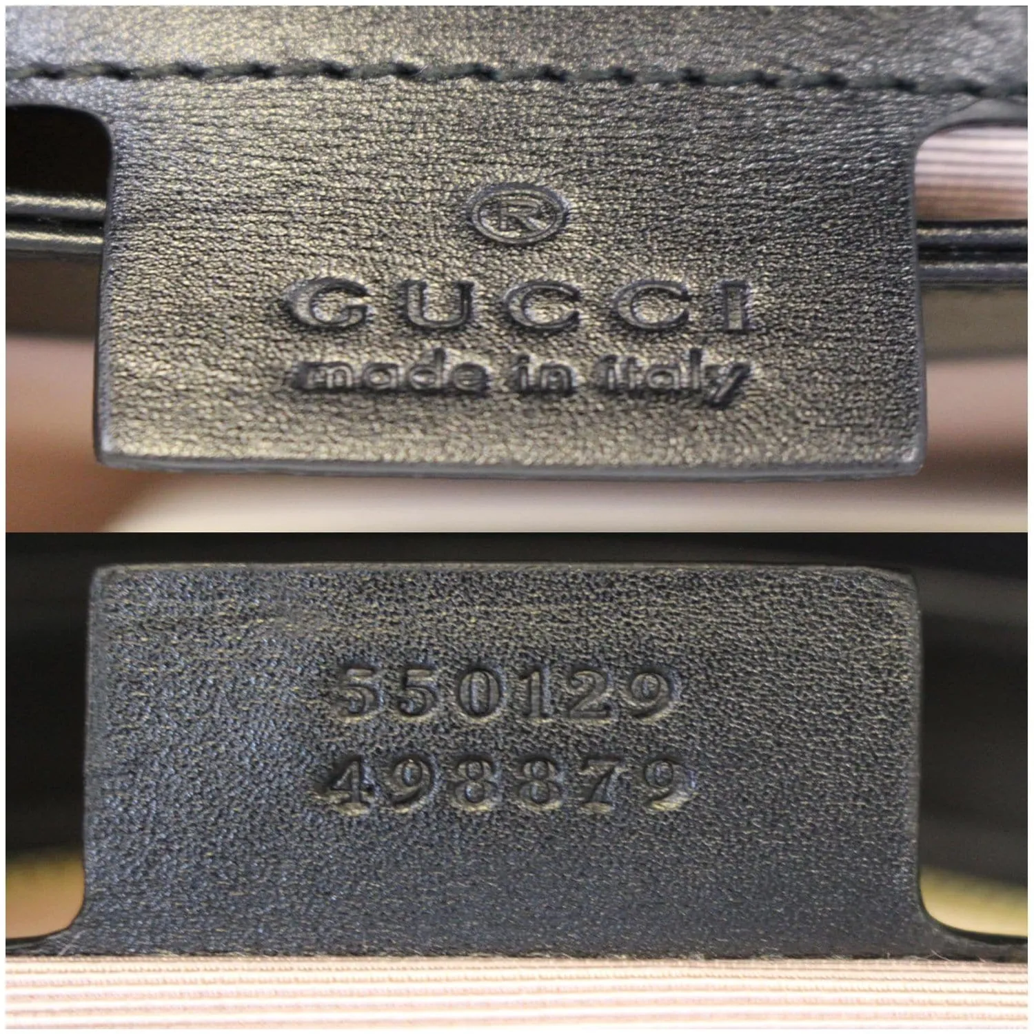 GUCCI Arli Small Leather Shoulder Bag Black 550129