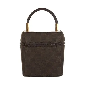 Gucci Black Logo Vanity Bag