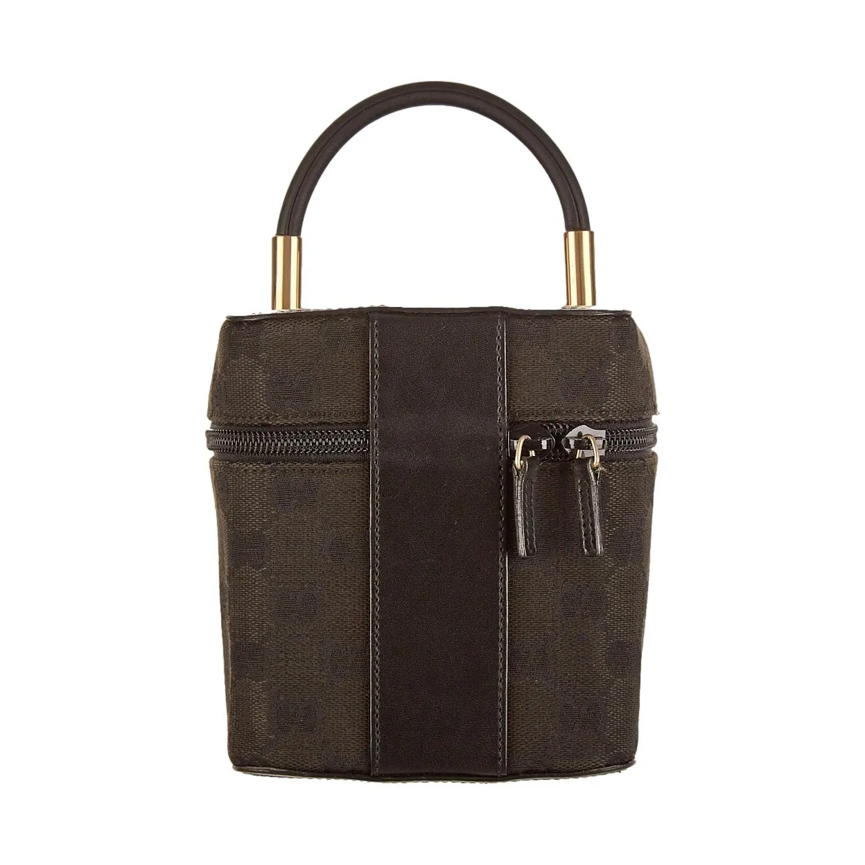Gucci Black Logo Vanity Bag