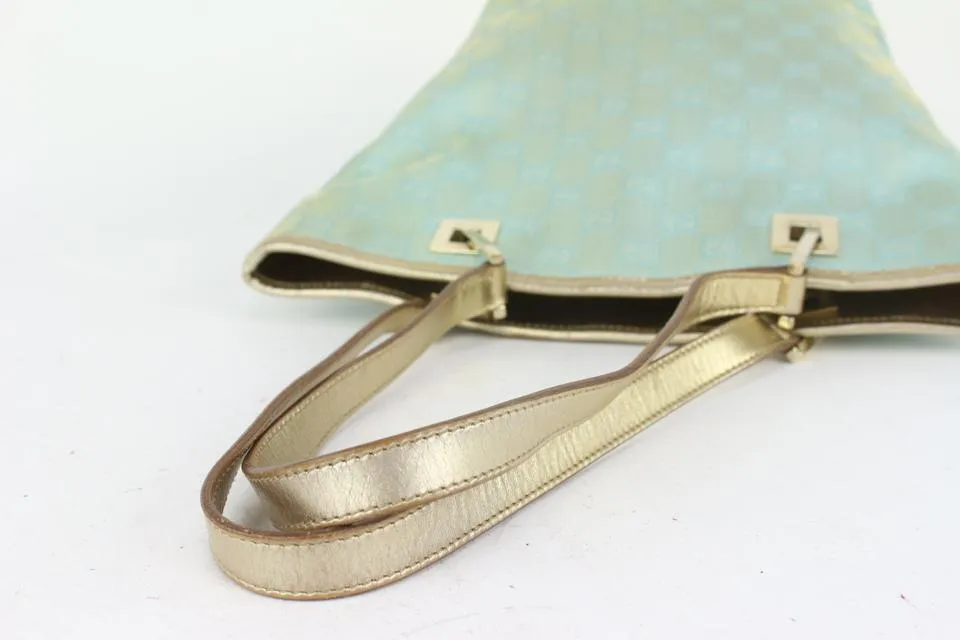 Gucci Blue Monogram GG Eclipse Tote Bag 68ggs723