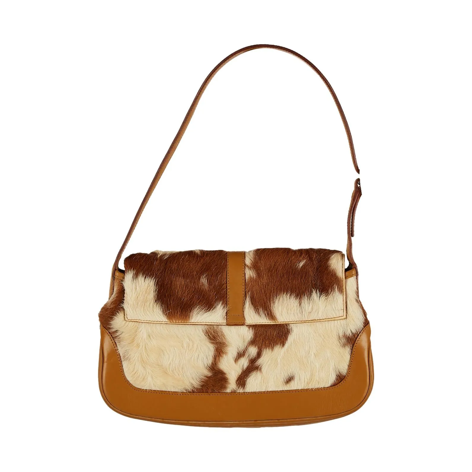 Gucci Brown Fur Jackie Bag