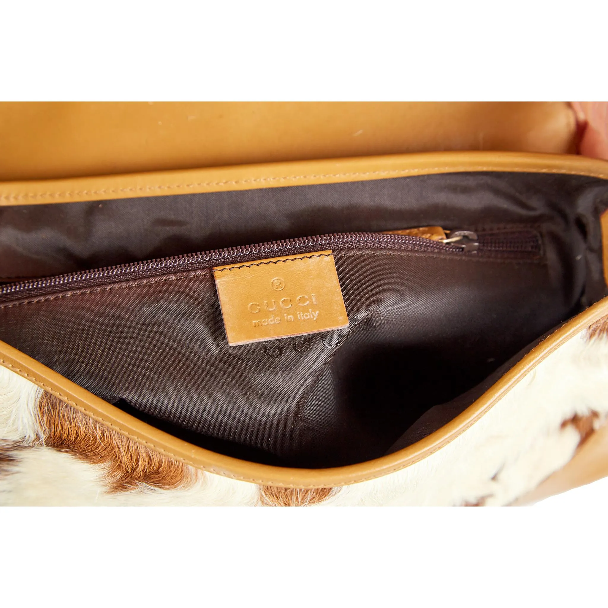 Gucci Brown Fur Jackie Bag
