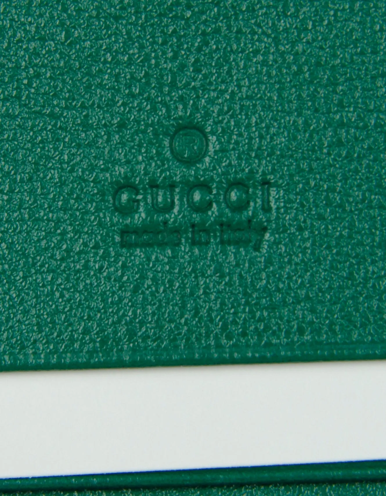 Gucci Emerald Green Calfskin Leather Diana Bamboo Card Case Wallet