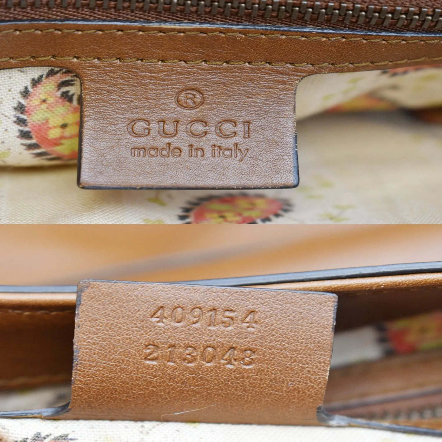 GUCCI GG Marmont Calfskin Leather Shoulder Bag Brown 409154