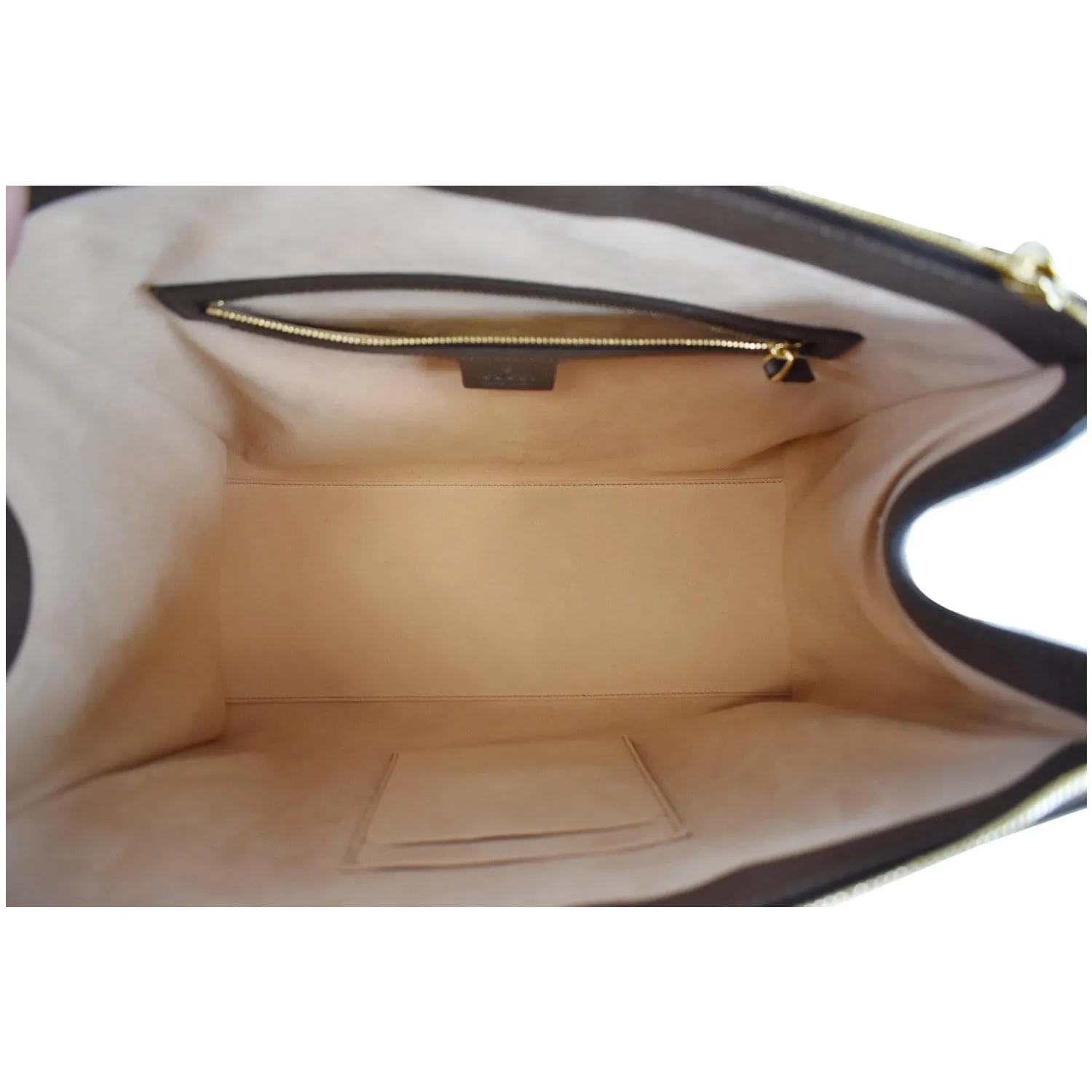 GUCCI Ophidia Medium GG Supreme Tote Shoulder Bag Beige 524537