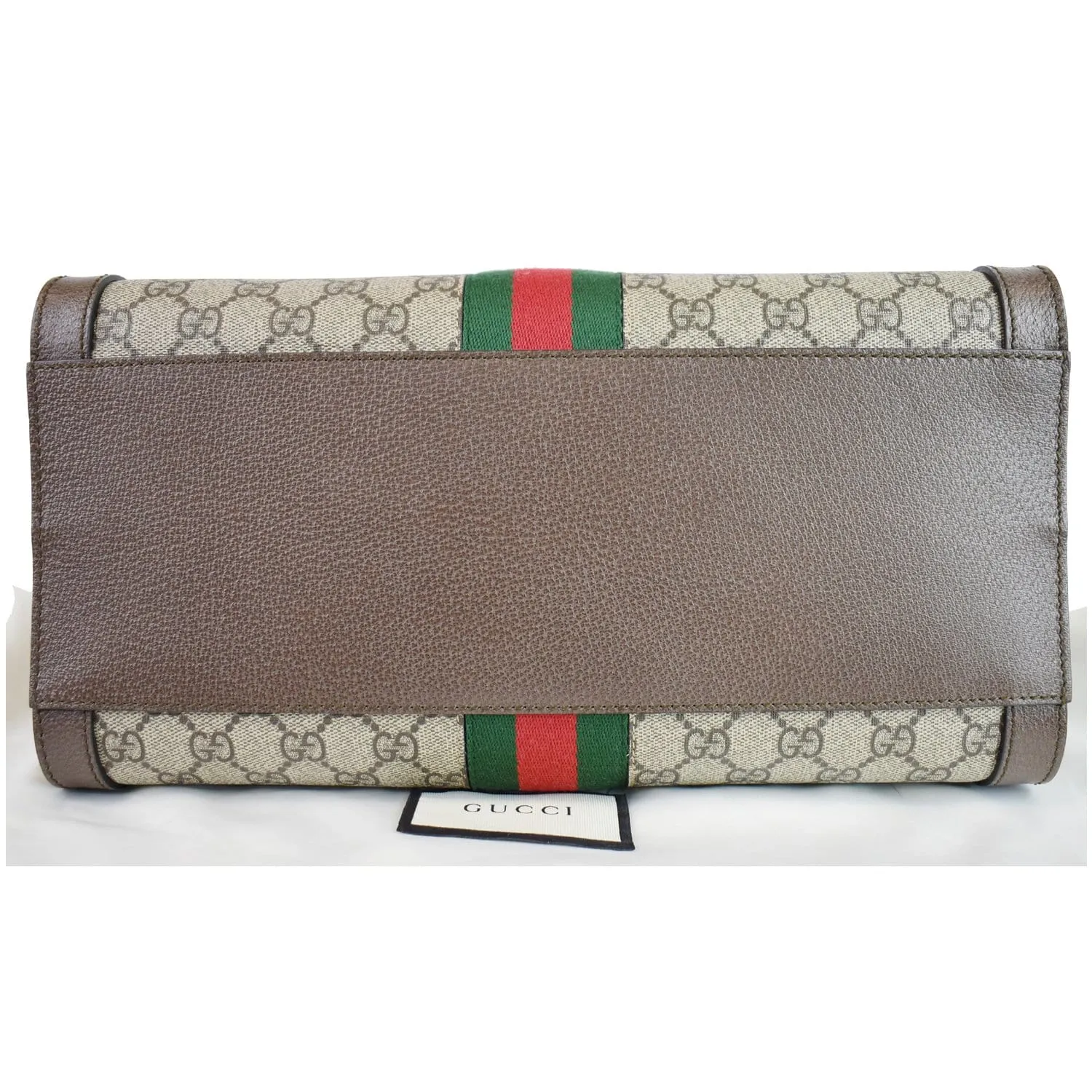 GUCCI Ophidia Medium GG Supreme Tote Shoulder Bag Beige 524537