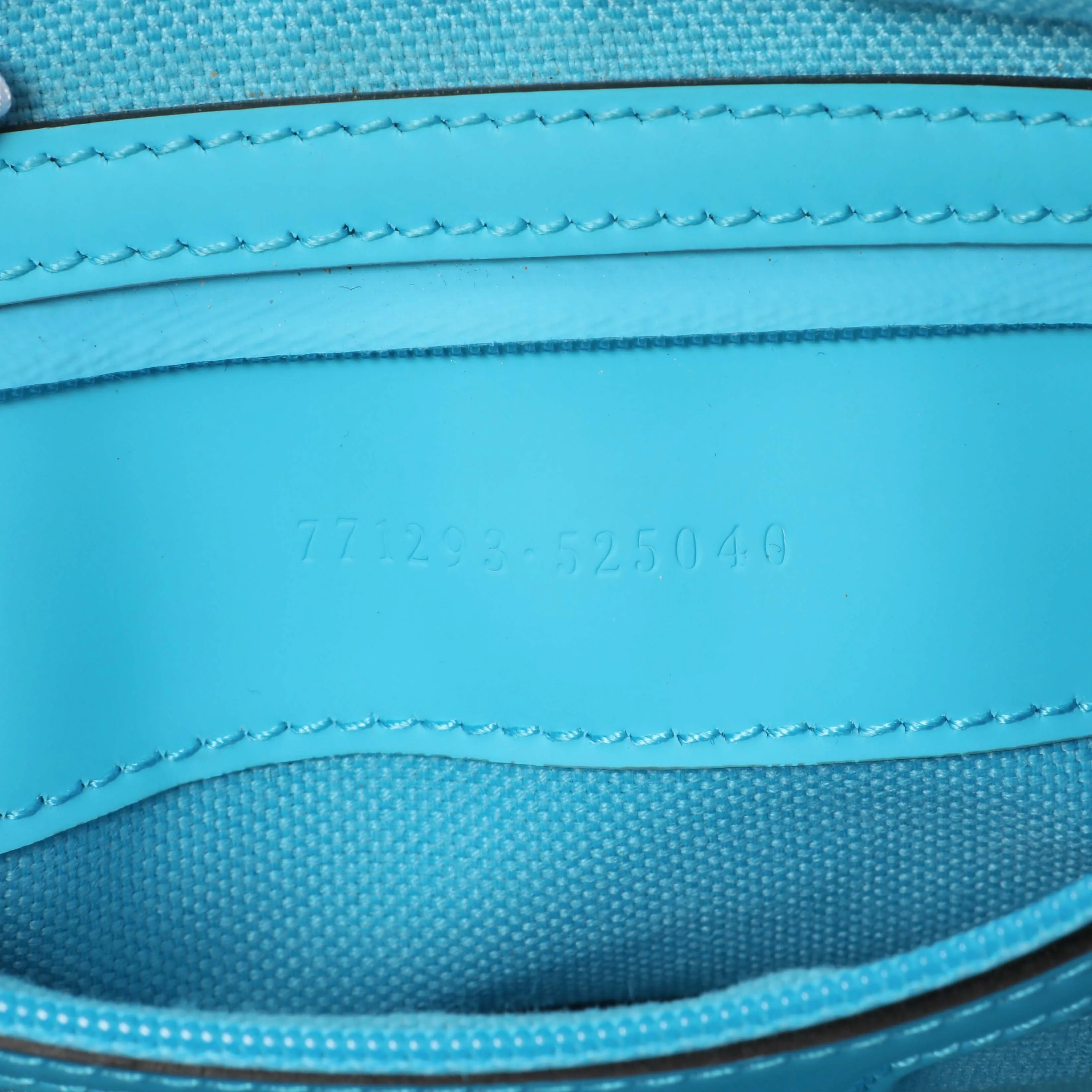 Gucci Rubber Effect Calfskin Monogram GG Messenger