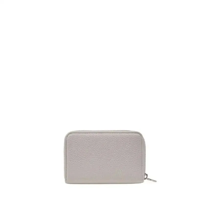 Guess Women's Beige Wallet with Zip and Inside Compartments