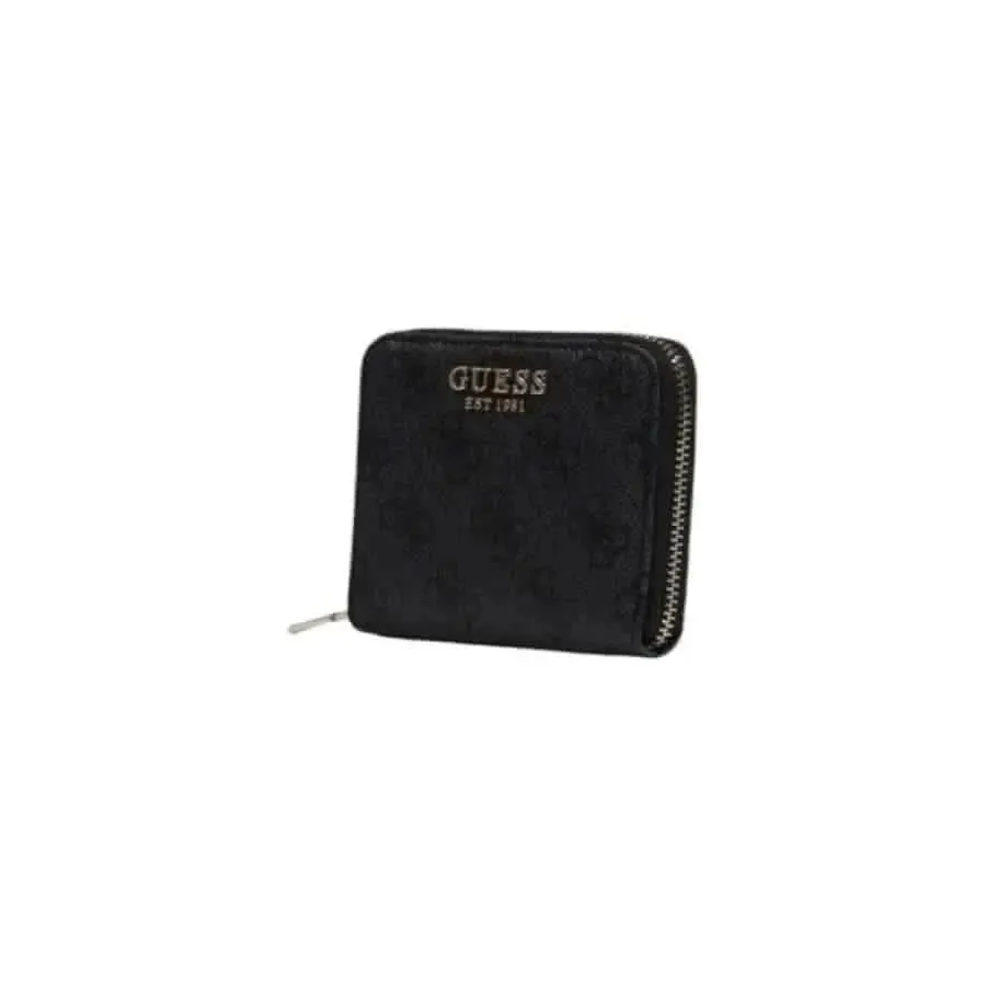 Guess Women's Black Wallet with Zip