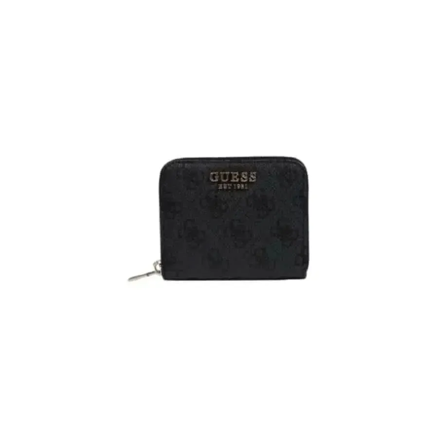 Guess Women's Black Wallet with Zip