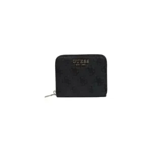Guess Women's Black Wallet with Zip