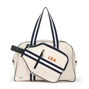 Hand Painted Hamptons Pickleball Bag