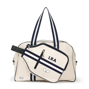 Hand Painted Hamptons Pickleball Bag