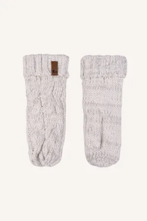 HANDLIGHT  MITTEN, REFLECTIVE - WHITE/OFFWHITE