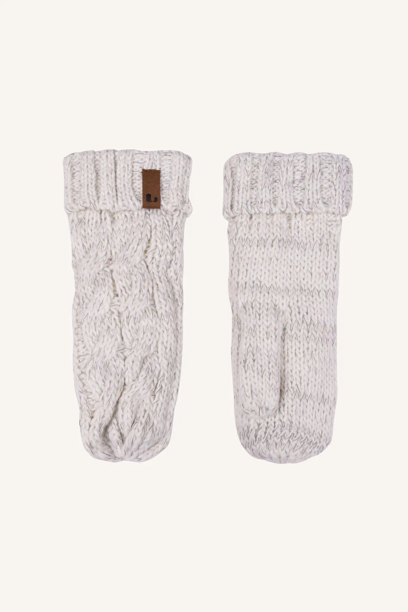 HANDLIGHT  MITTEN, REFLECTIVE - WHITE/OFFWHITE