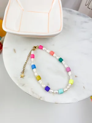 Happy Summer Vibes Anklet [Waterproof]