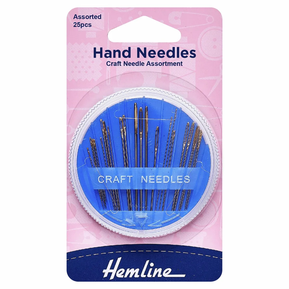 Hemline Hand Sewing Needles: Craft Assortment: Compact