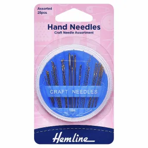 Hemline Hand Sewing Needles: Craft Assortment: Compact