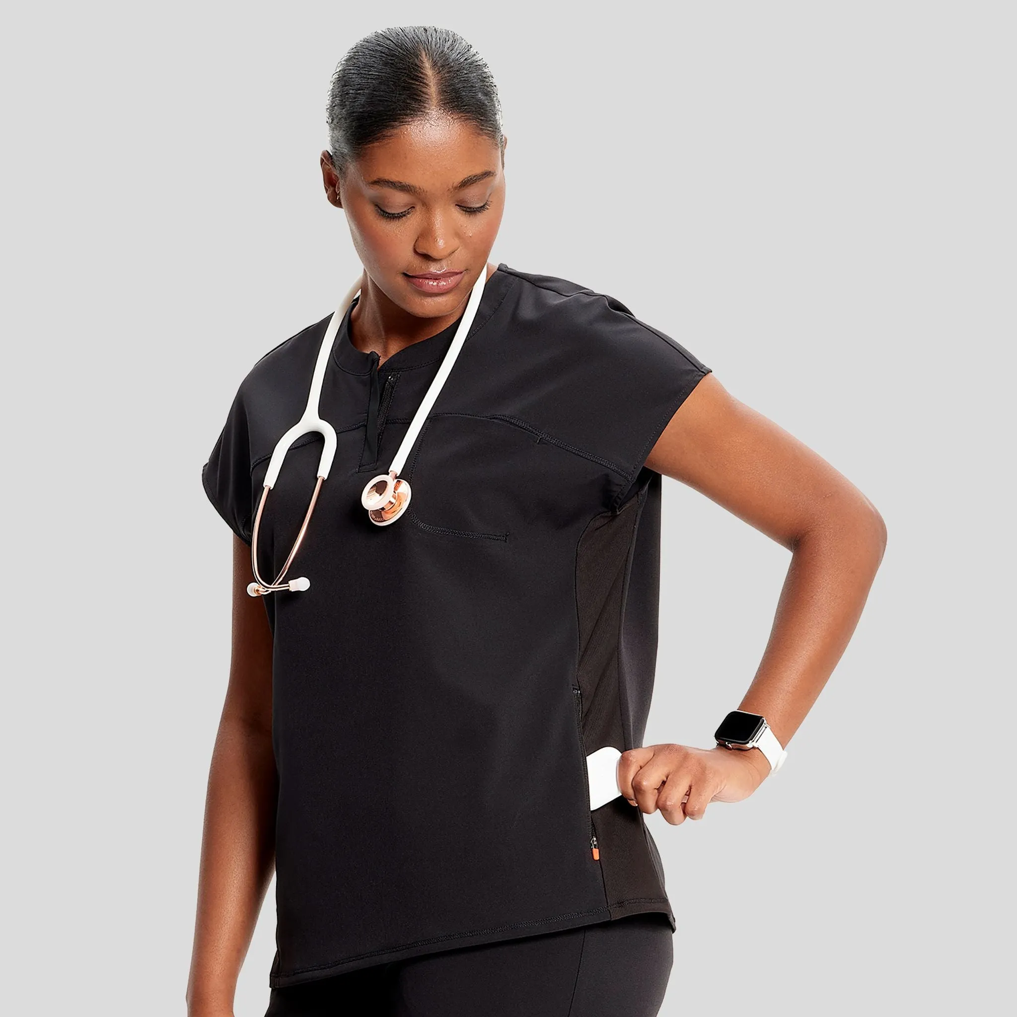 Henley Top | Black
