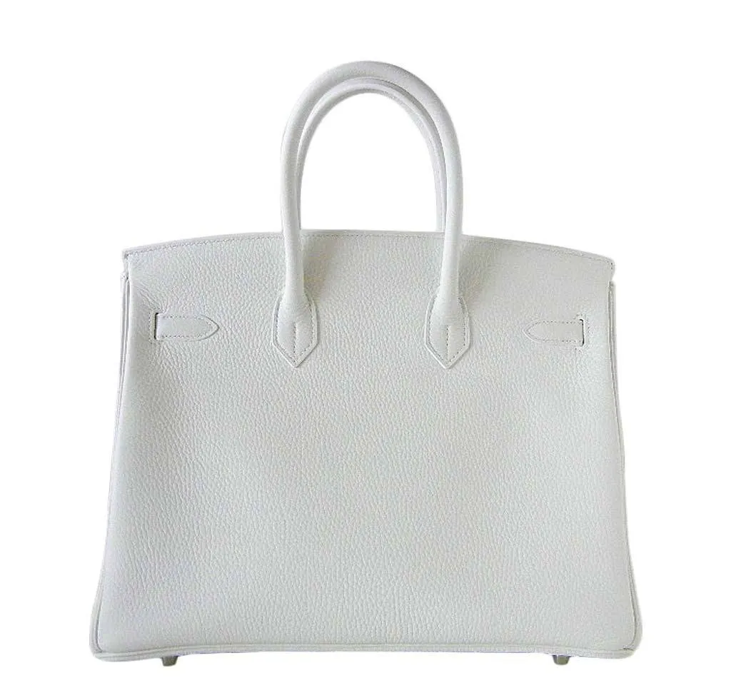 Hermès Birkin 35 White Club Bag PHW