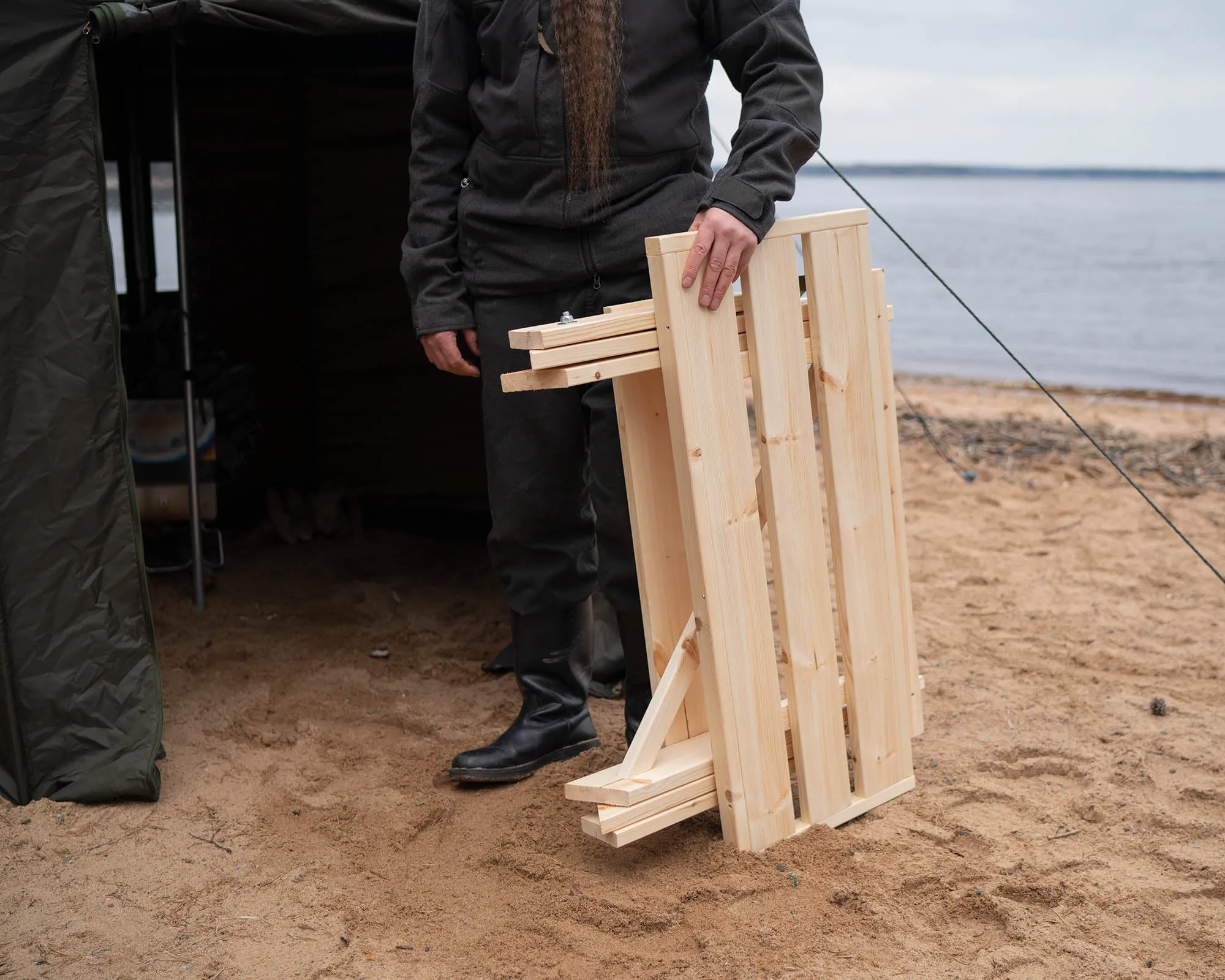 Hiisi sauna bench