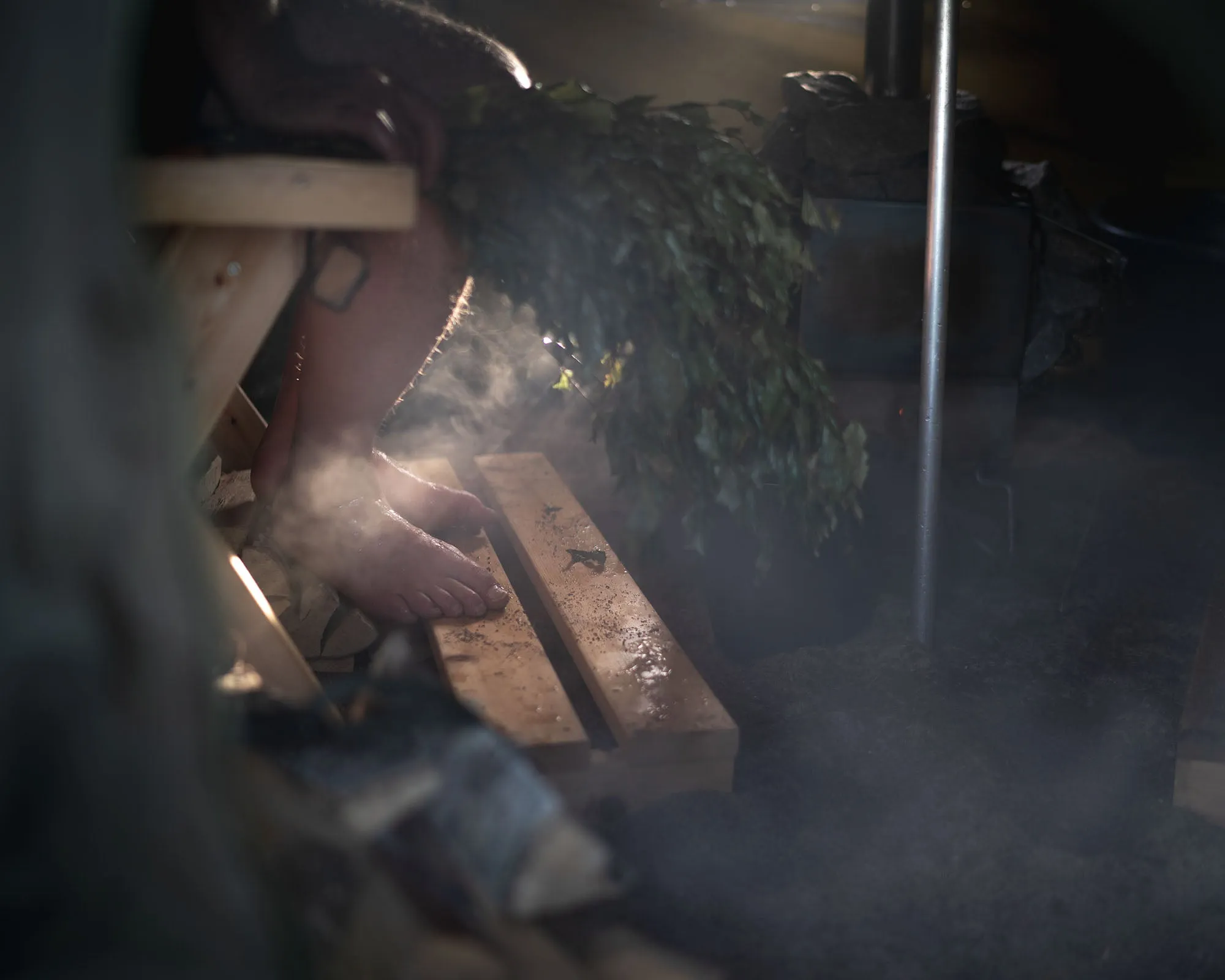 Hiisi sauna bench
