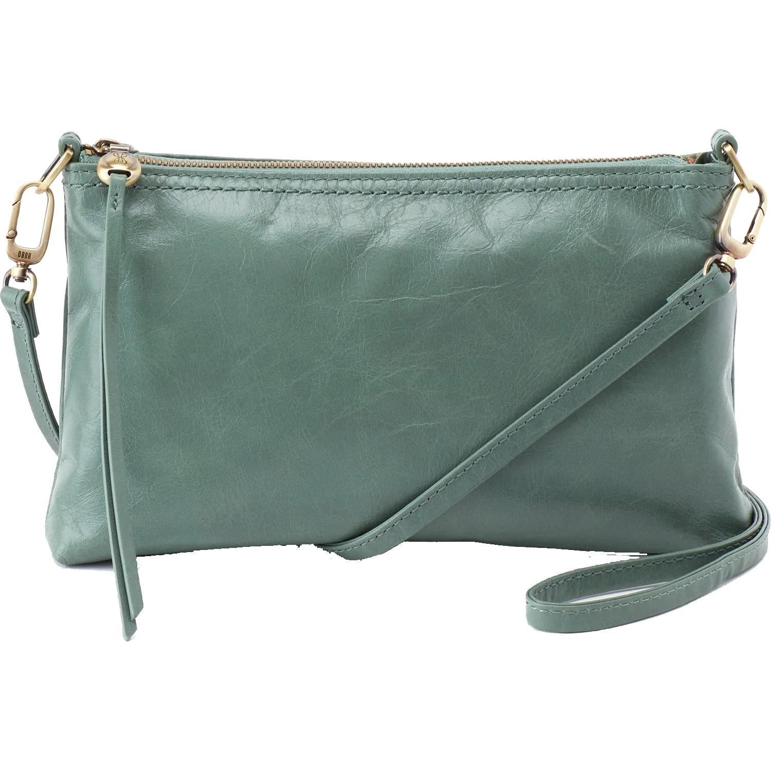 Hobo Darcy Bottle Green Vintage Leather