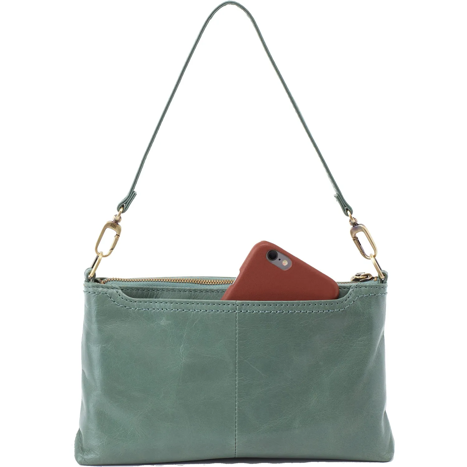 Hobo Darcy Bottle Green Vintage Leather