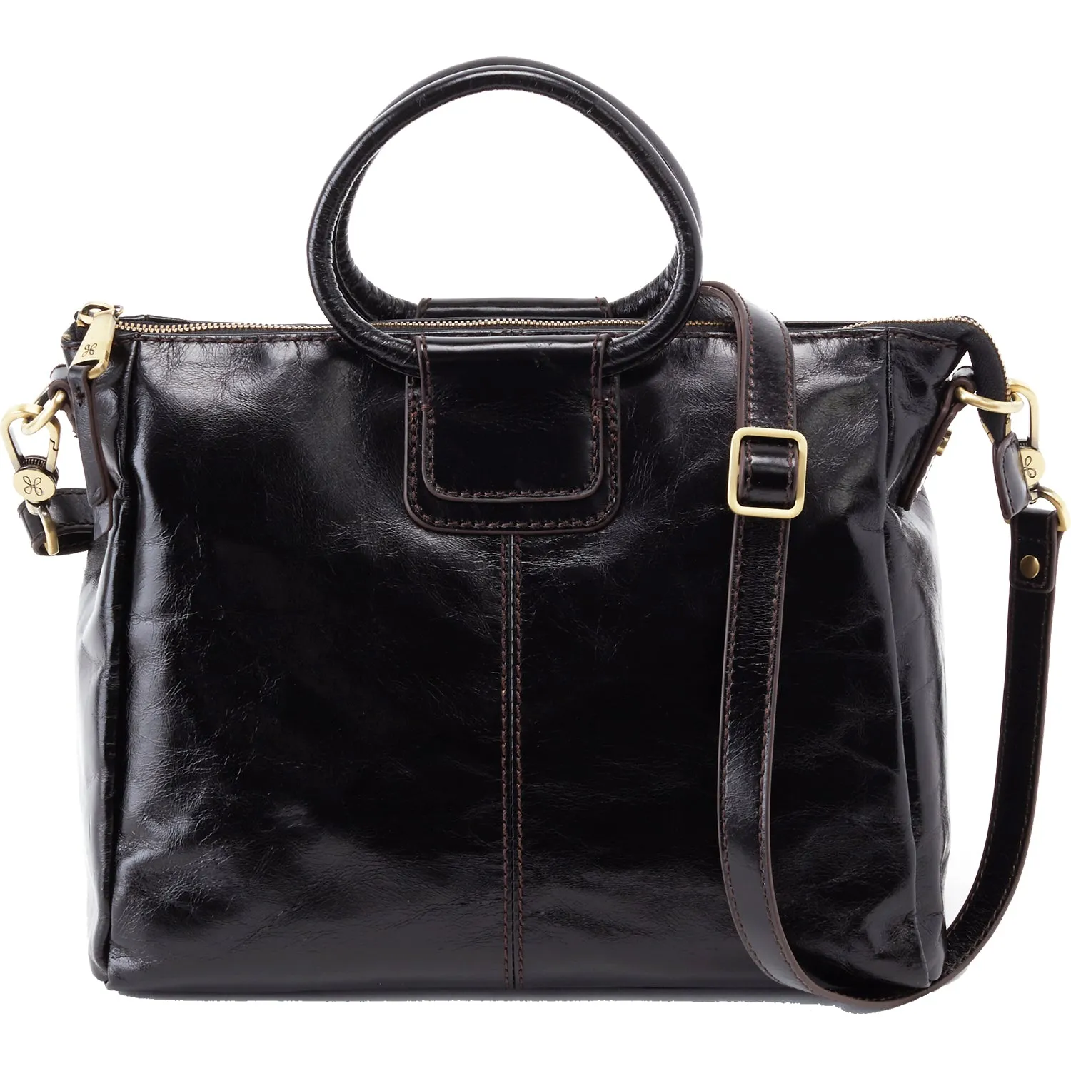 Hobo Sheila Medium Black Vintage Hide Leather
