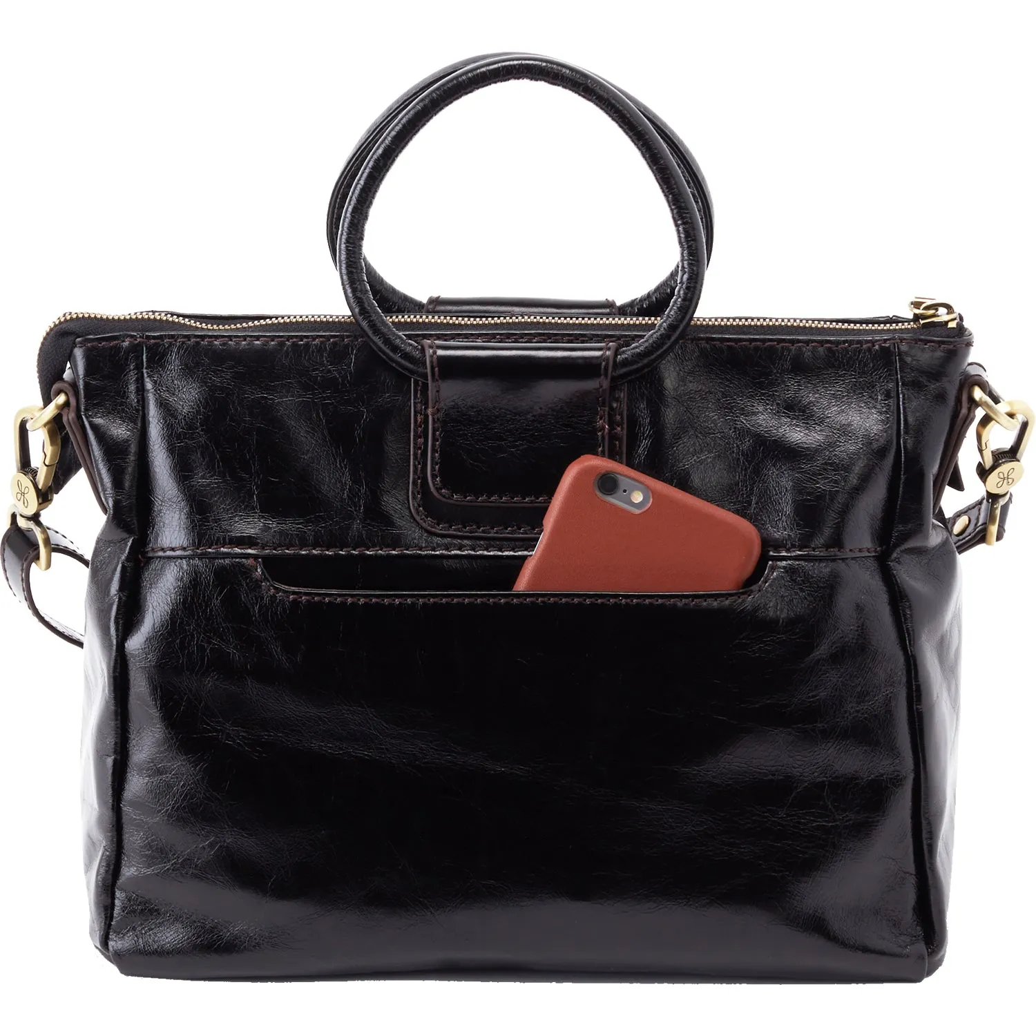 Hobo Sheila Medium Black Vintage Hide Leather
