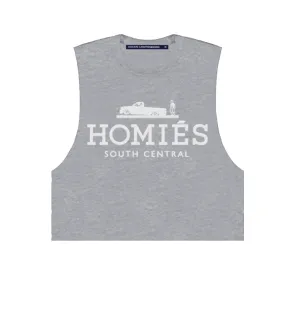 HOMIÉS REFLECTIVE MUSCLE CROP TOP