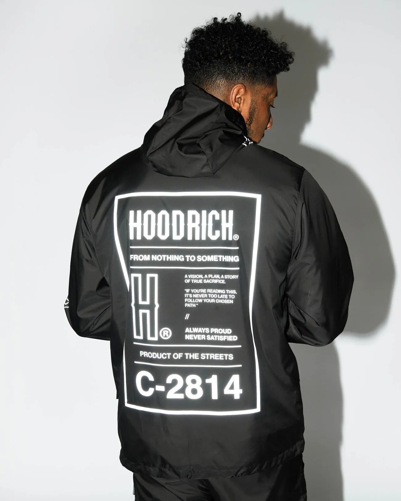 Hoodrich OG Akira Woven Track Top Black/Reflective