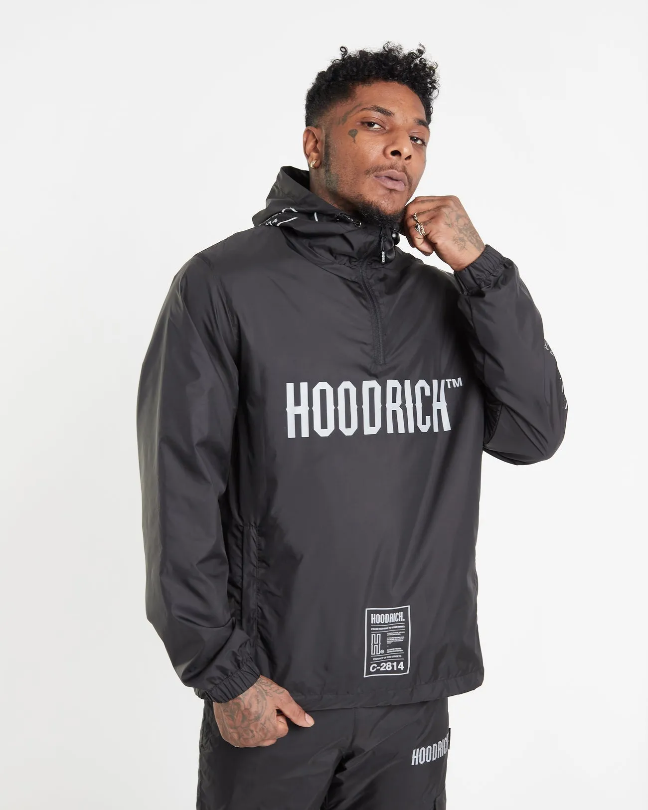 Hoodrich OG Akira Woven Track Top Black/Reflective