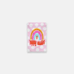 Hoppy Easter Rainbow Garden Flag - 12" x 18"