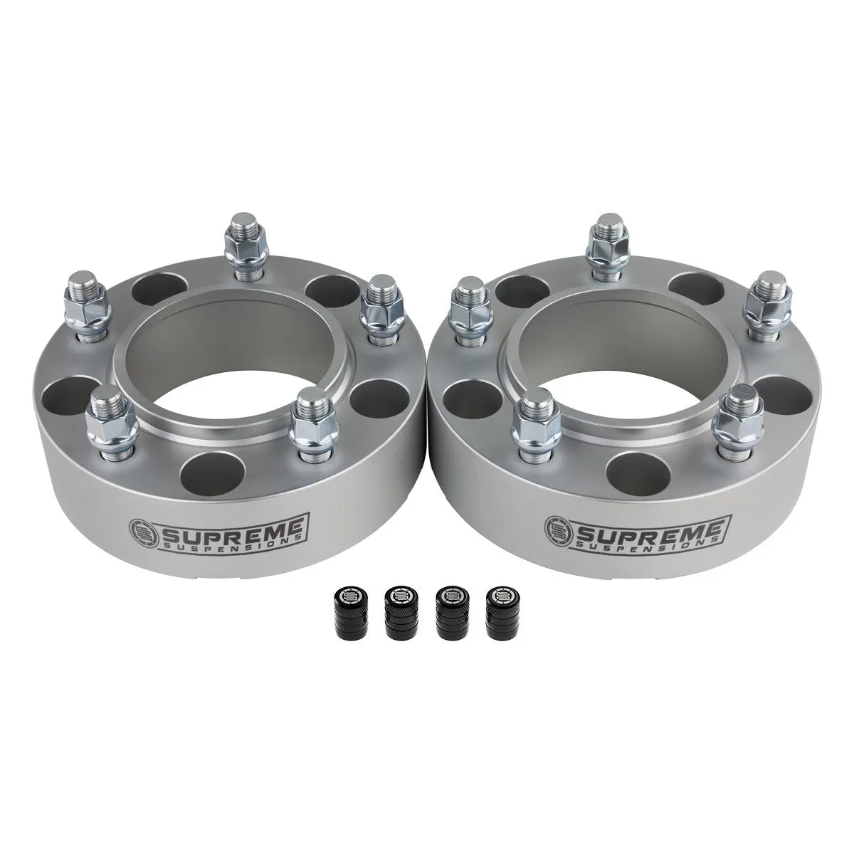 Hub Centric Wheel Spacers for Lexus LX470 / LX570 5x150 Wheel Spacers 110mm Center Bore   Tire Valve Caps