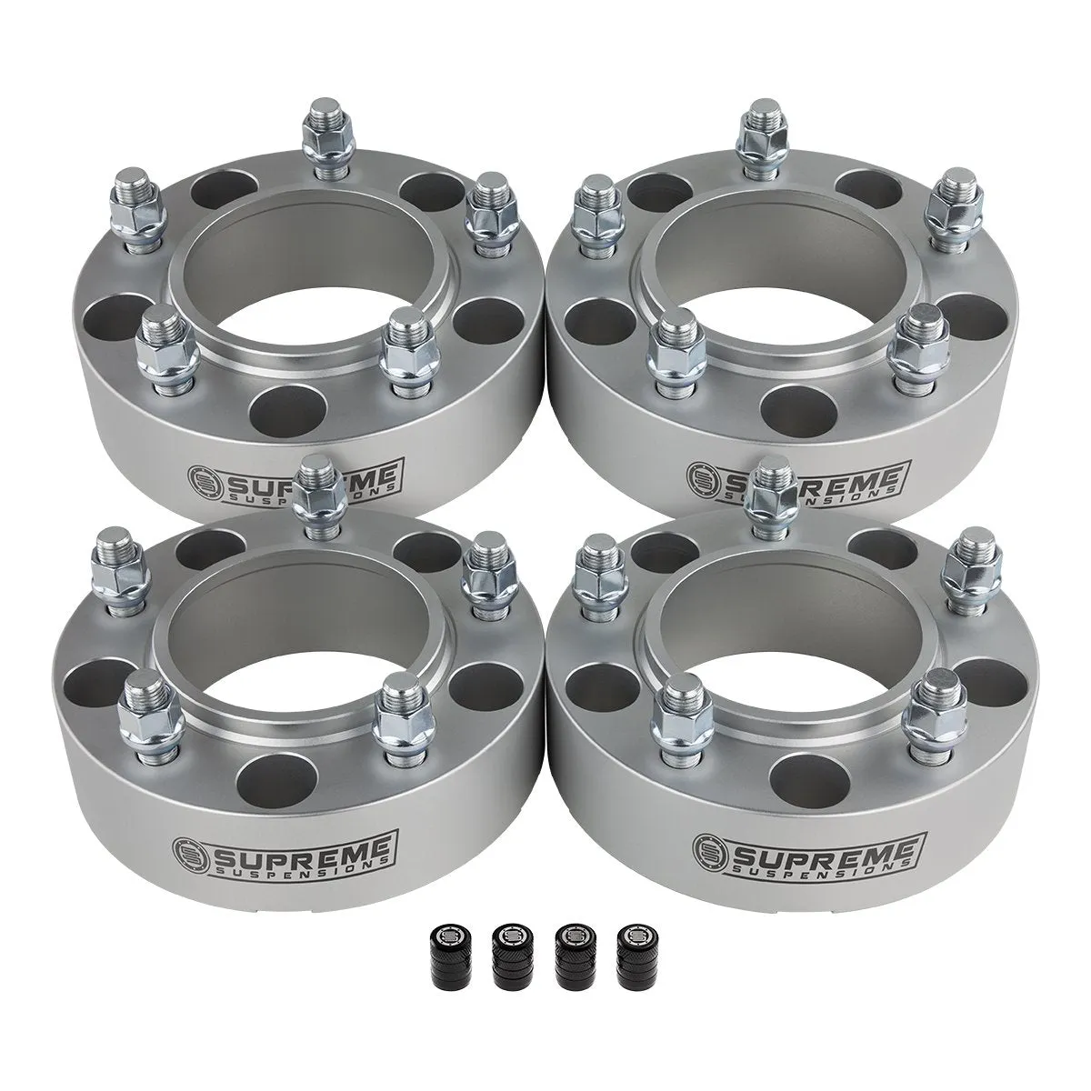 Hub Centric Wheel Spacers for Lexus LX470 / LX570 5x150 Wheel Spacers 110mm Center Bore   Tire Valve Caps