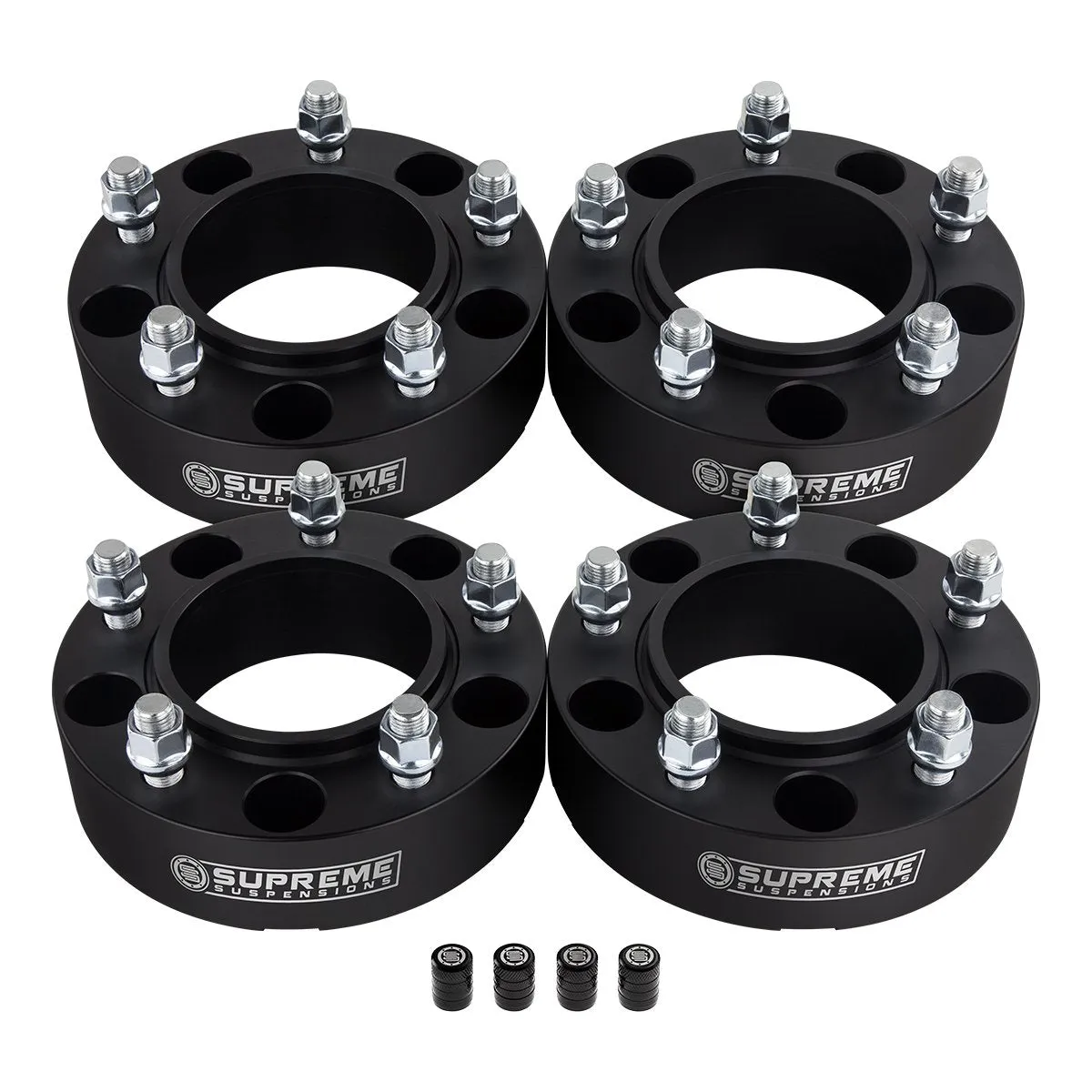 Hub Centric Wheel Spacers for Lexus LX470 / LX570 5x150 Wheel Spacers 110mm Center Bore   Tire Valve Caps