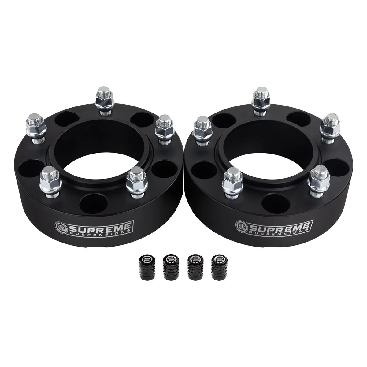 Hub Centric Wheel Spacers for Lexus LX470 / LX570 5x150 Wheel Spacers 110mm Center Bore   Tire Valve Caps