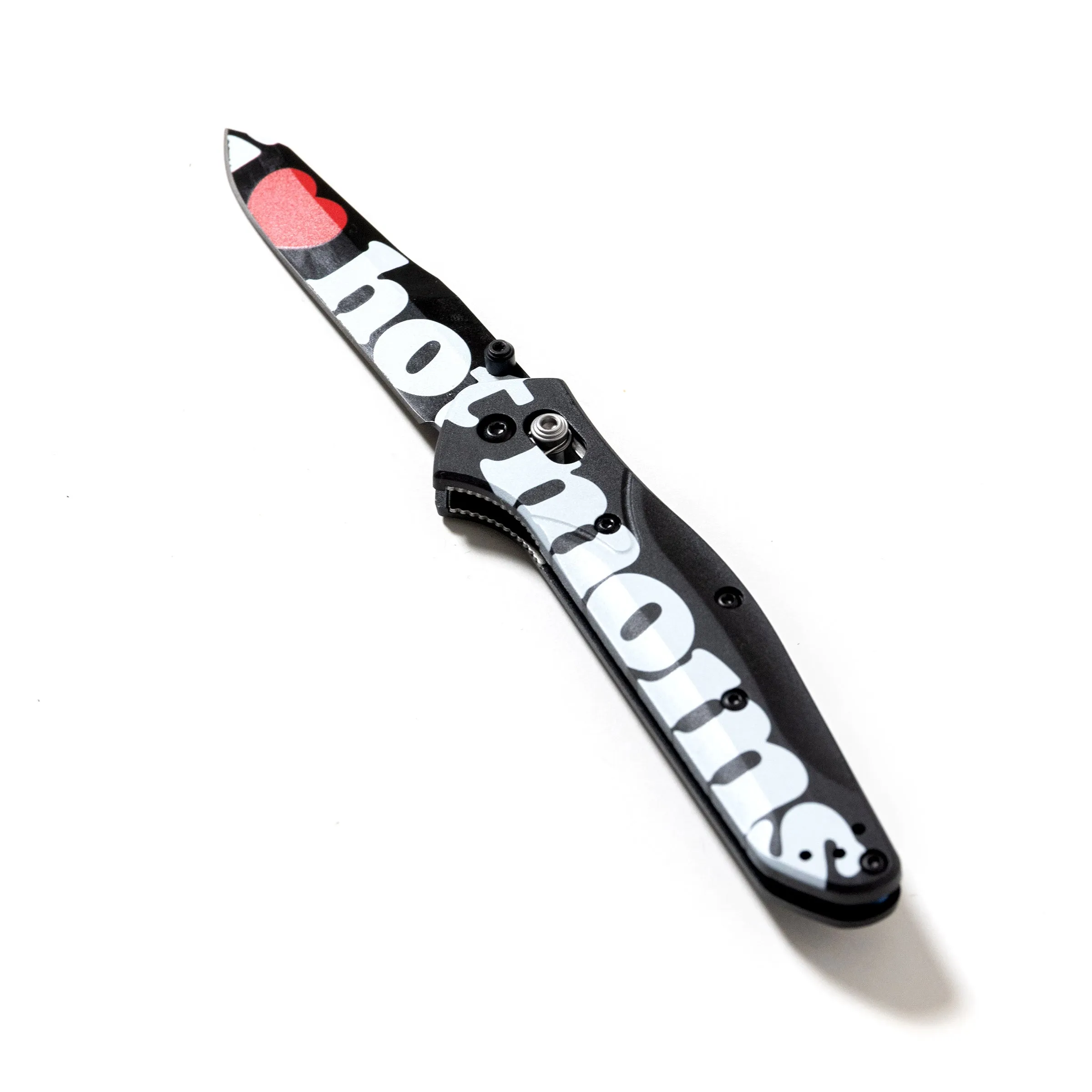I Heart Hot Moms Black Knife