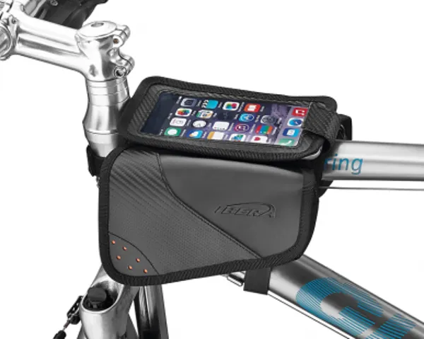 IBERA Top Tube Bag With Mini Panniers - 1L