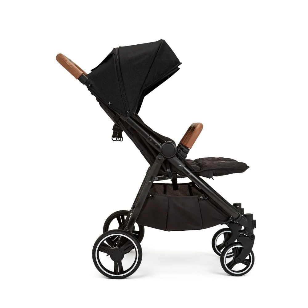 Ickle Bubba Venus Prime Double Stroller - Black Tan