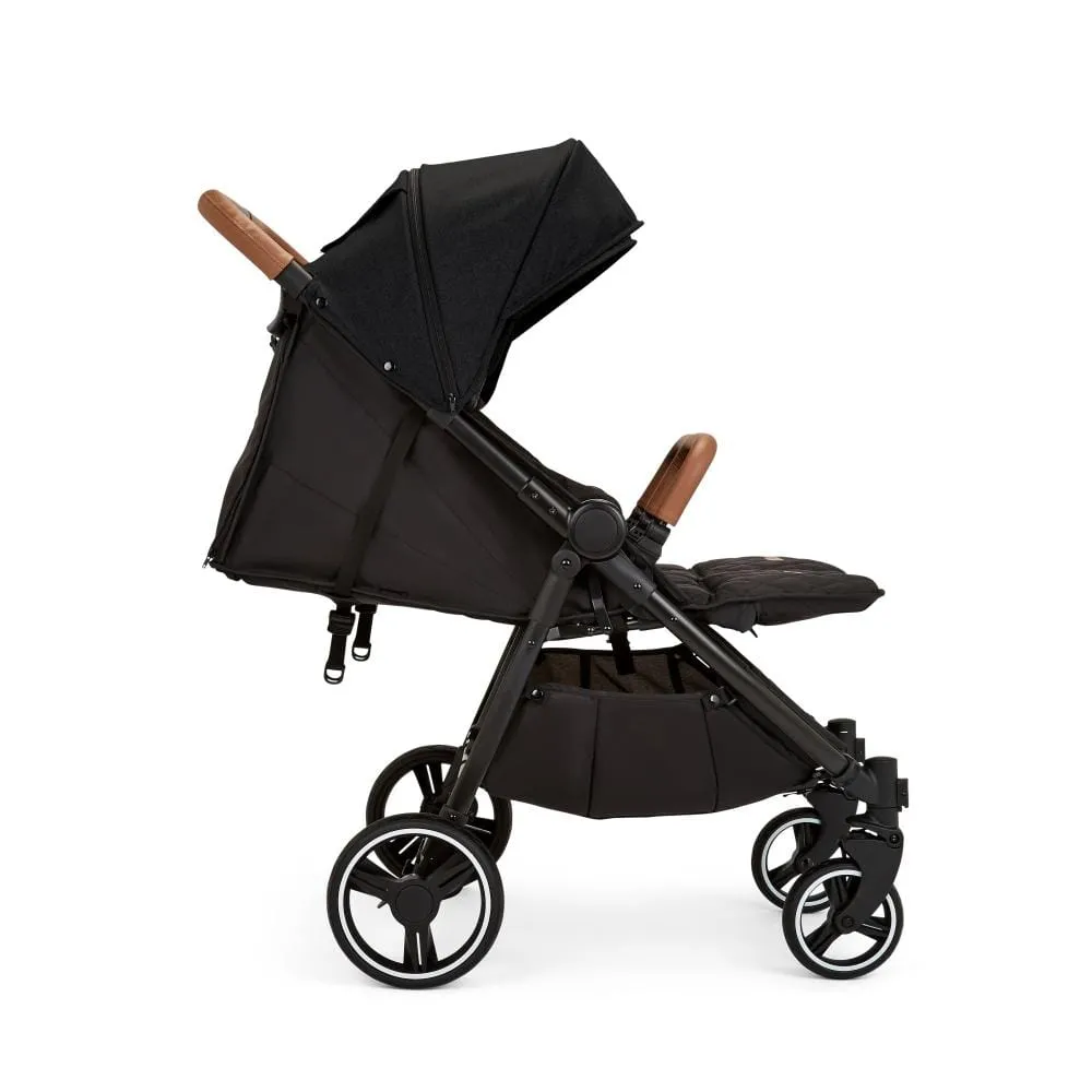Ickle Bubba Venus Prime Double Stroller - Black Tan