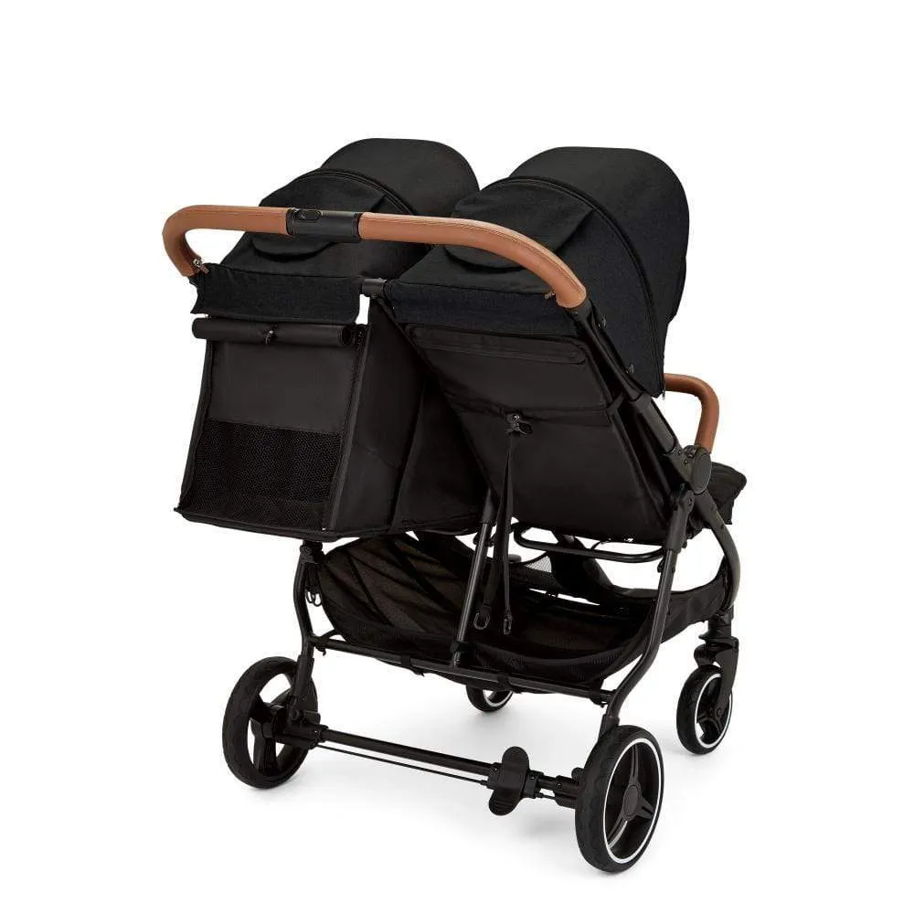 Ickle Bubba Venus Prime Double Stroller - Black Tan