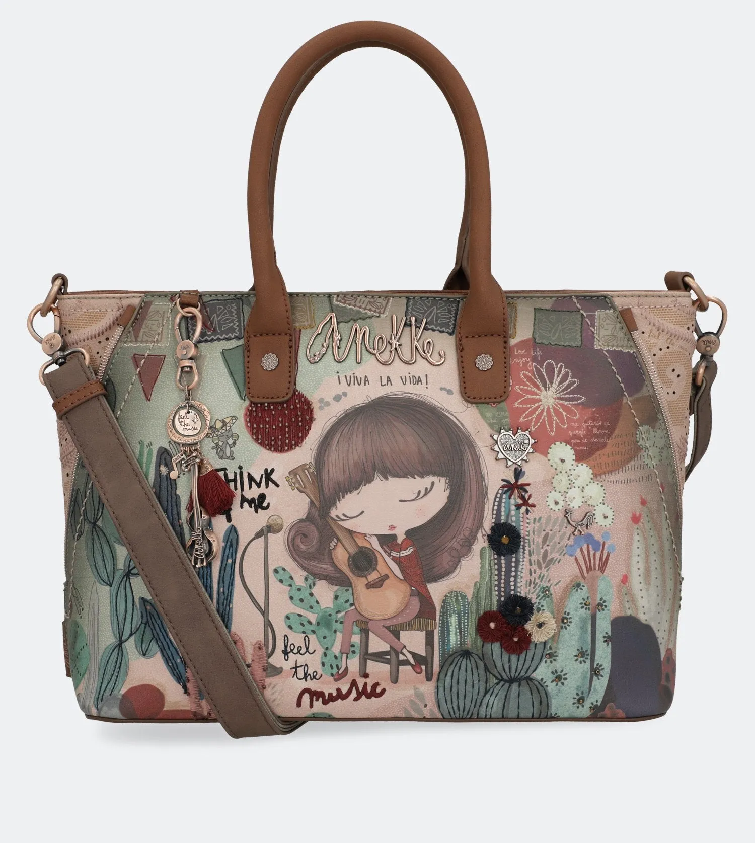 Ixchel Bag with two handles with premium sides
