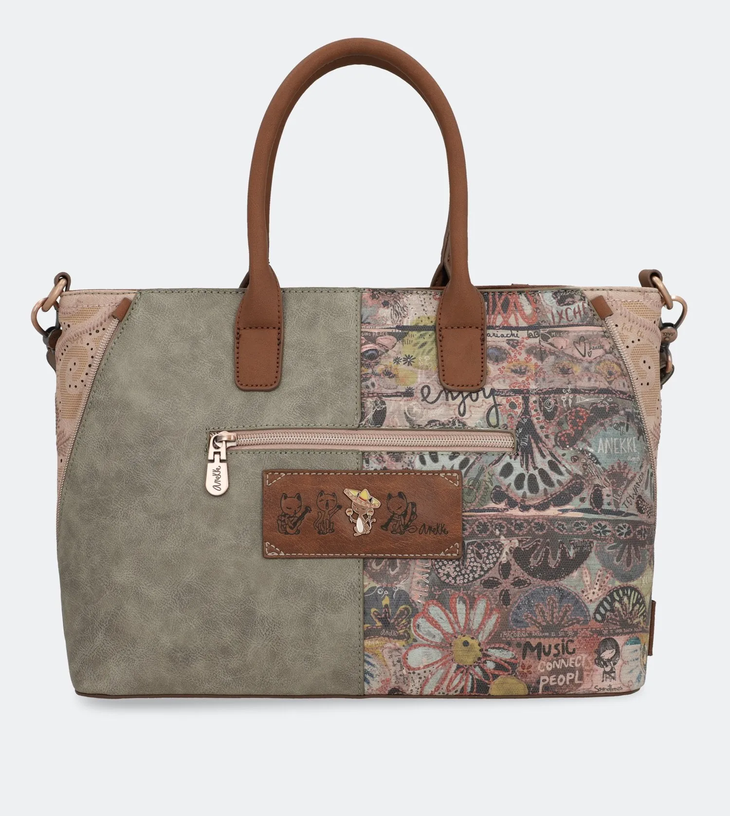 Ixchel Bag with two handles with premium sides