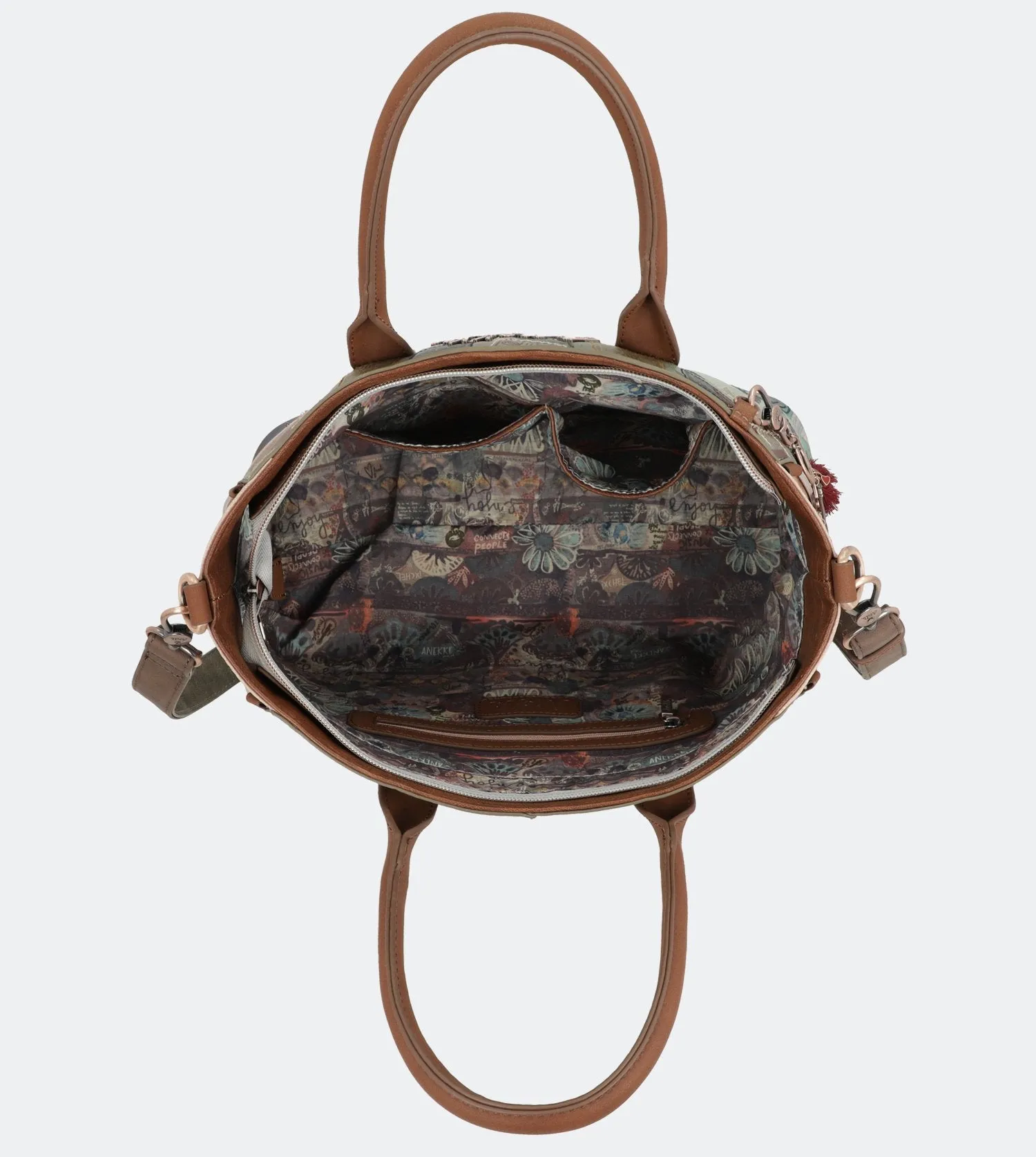 Ixchel Bag with two handles with premium sides