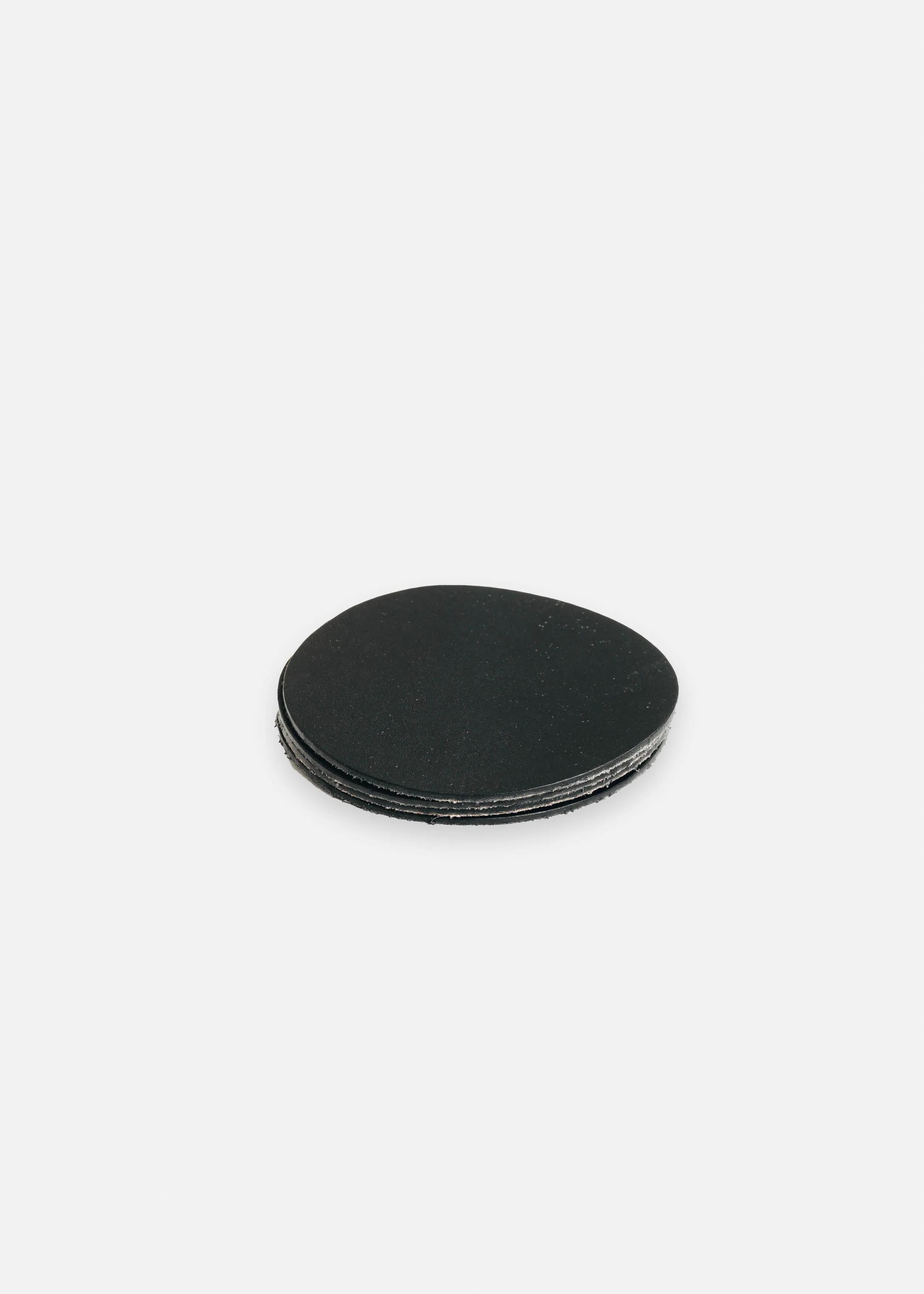 Jet Black Coaster Set in Latigo