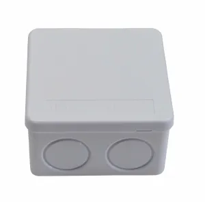 Junction box, WITHOUT GROMMET, ABS  Size 4