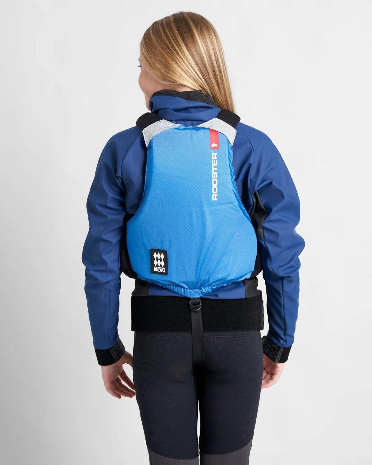 JUNIOR Diamond Overhead Buoyancy Aid - SIGNAL BLUE