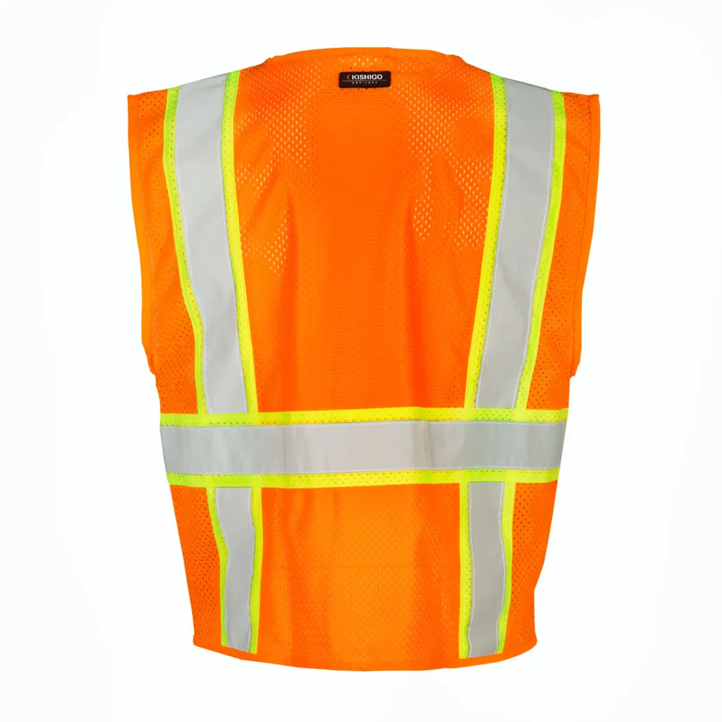 Kishigo All Mesh Contrast Vest, Type R Class 2